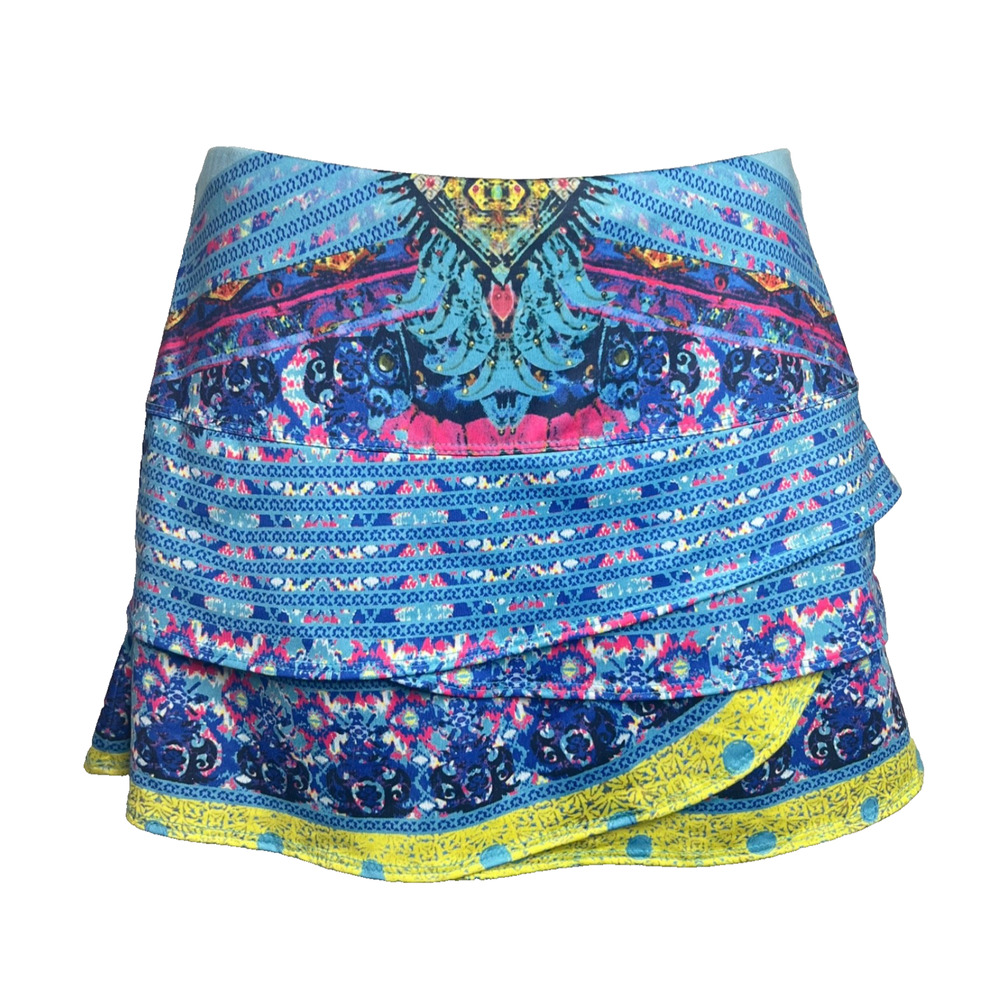 Lucky In Love Atlantis Scallop Tiered Tennis Skirt Skort